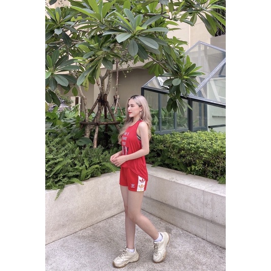 Áo tanktop dây Time to chang the body thể thao tập gym yoga nữ