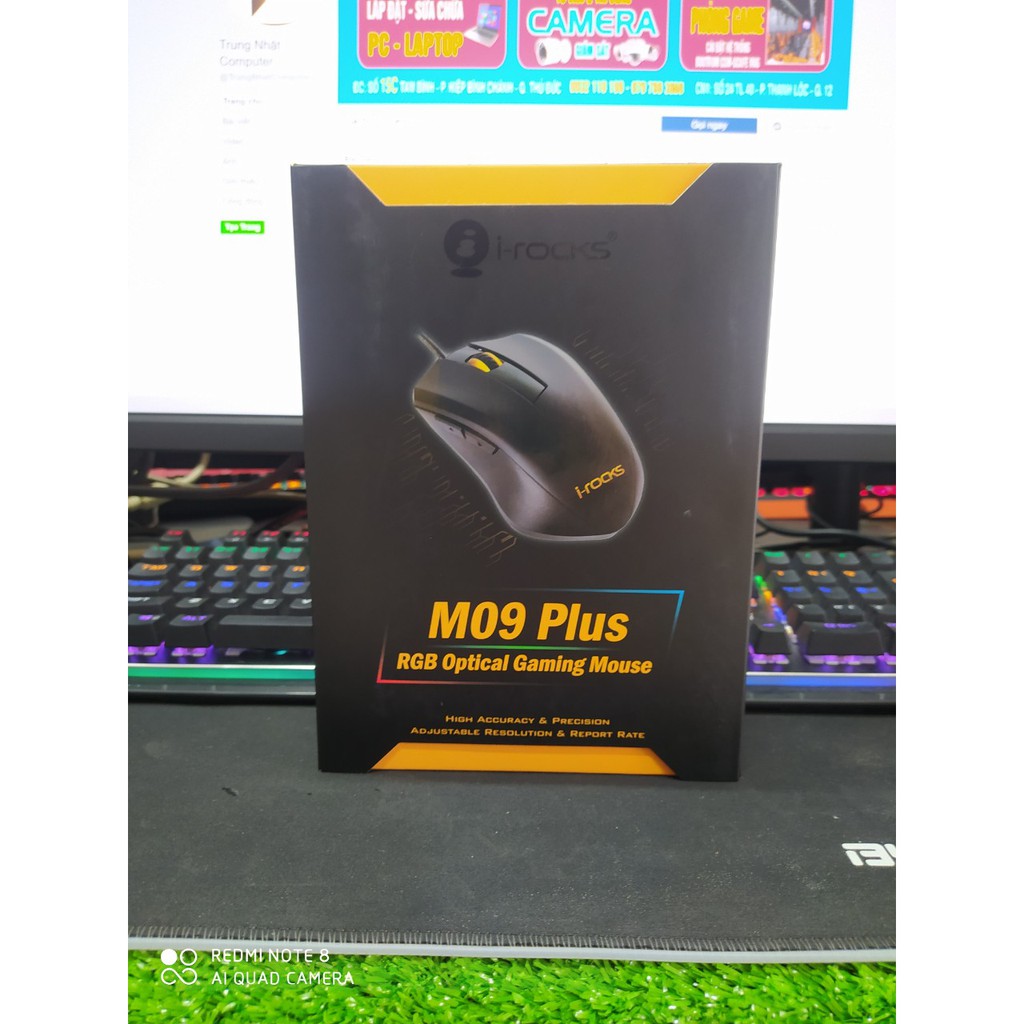 CHUỘT GAMING i-Rocks M09 Plus RGB