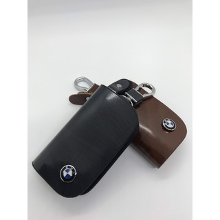 Bao da sang trọng đựng chìa khoá, smart key xe ô tô hãng BMW tiện lợi, gọn gàng, cao cấp, có hai loại màu đen và nâu