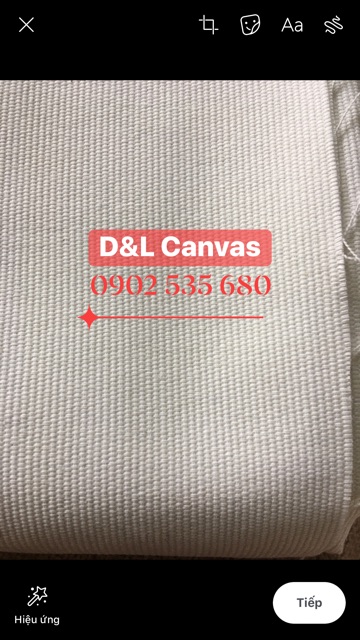 Vải bố , Vải canvas Trắng Tinh Loại Dày - Khổ 1m6