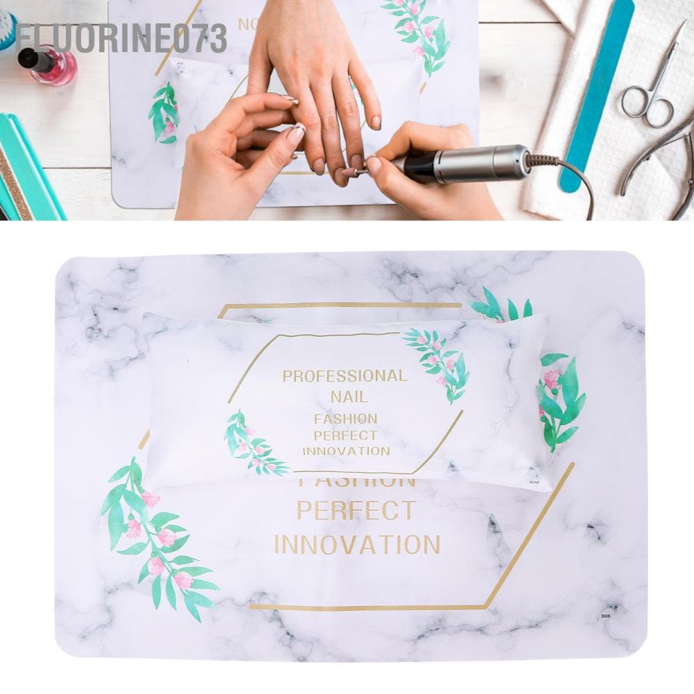 [Hàng mới về] Đệm kê tay làm móng nghệ thuật da PU mềm mại tháo rời được giặt sạch được dành cho salon