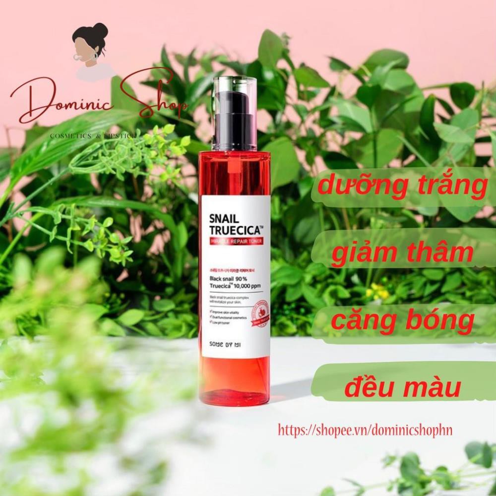 Nước Hoa Hồng Cân Bằng Da, Giúp Da Săn Chắc Chiết Xuất Ốc Sên Some By Mi Snail Truecica Miracle Repair Toner 135ml