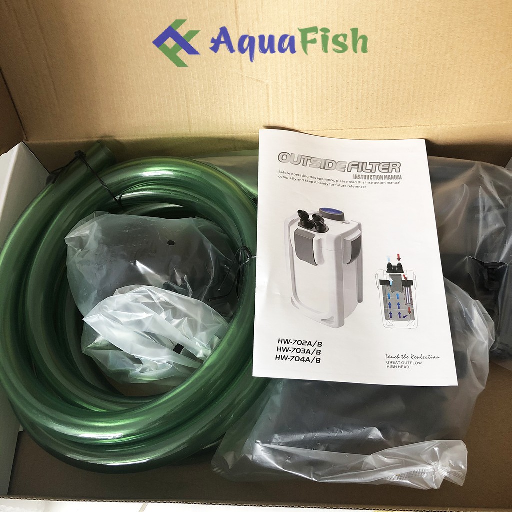 Thùng Lọc Bể Cá Cảnh Sunsun HW-704a (lọc thùng chuyên dụng cho bể cá cảnh)