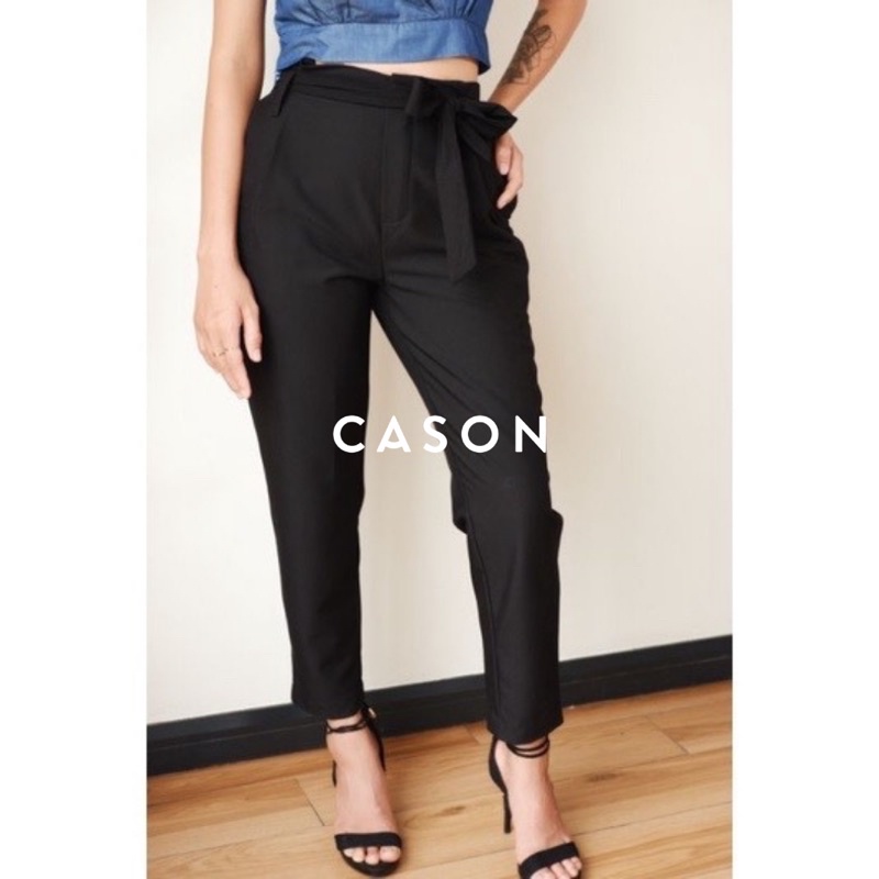 CASON - Quần lưng liền thắt dây