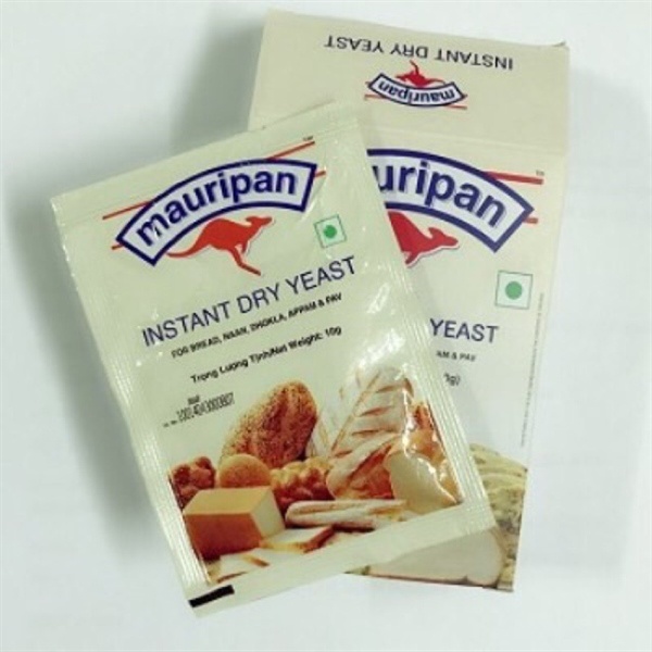 Men instant Mauripan 10gamGIÁ TỐT NHẤT men làm bánh mì/ bánh bò/ bánh bao...