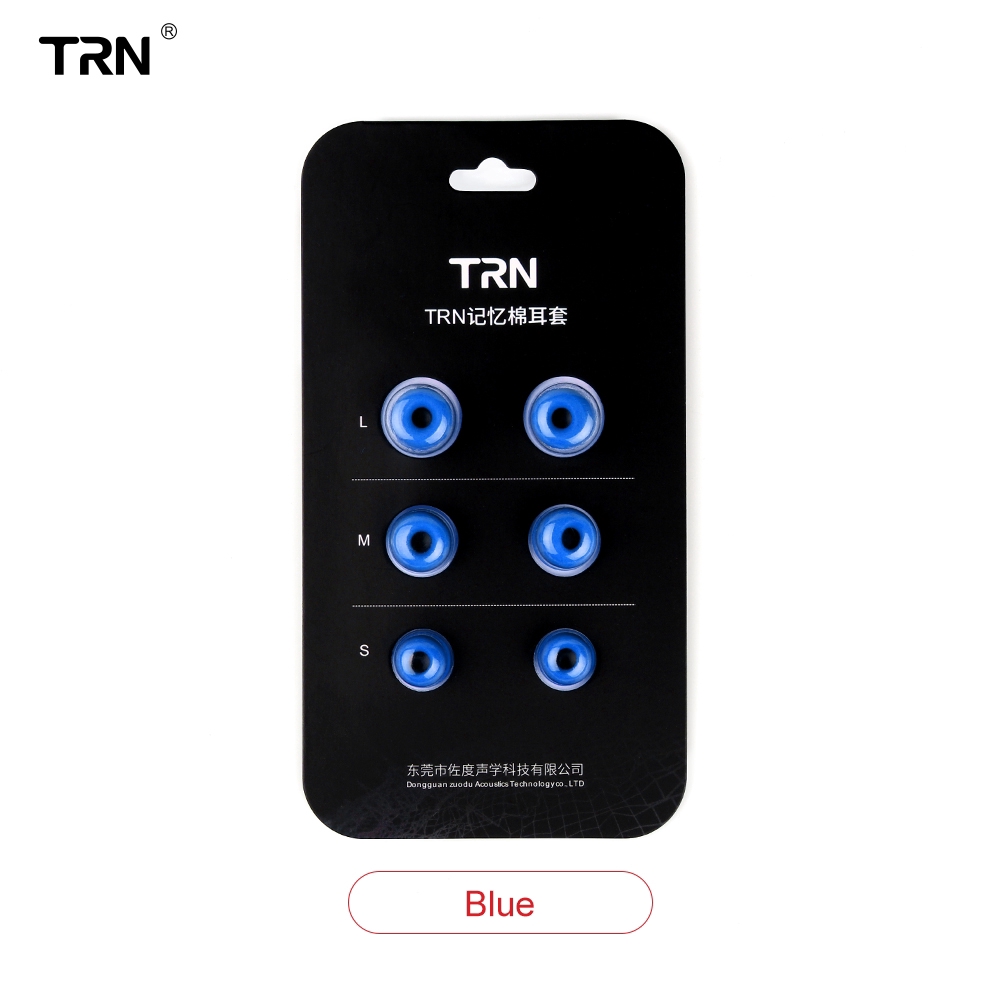 Bộ 6 nút bọc tai bằng mút xốp chống tiếng ồn dành cho tai nghe TRN 4.5mm