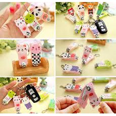 Bấm Móng Tay Móc Khóa Mini Dễ Thương