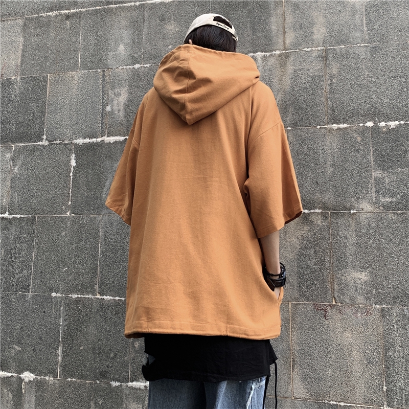 Áo Hoodie Tay Lỡ Form Rộng Phong Cách Hàn Quốc Dành Cho Nam