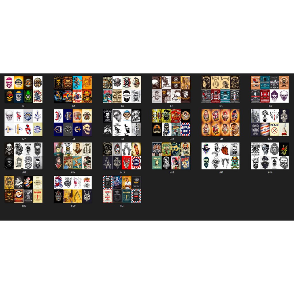 [Deal] Combo Siêu Rẻ 50 -150 Sticker Barber Shop Cực Hot