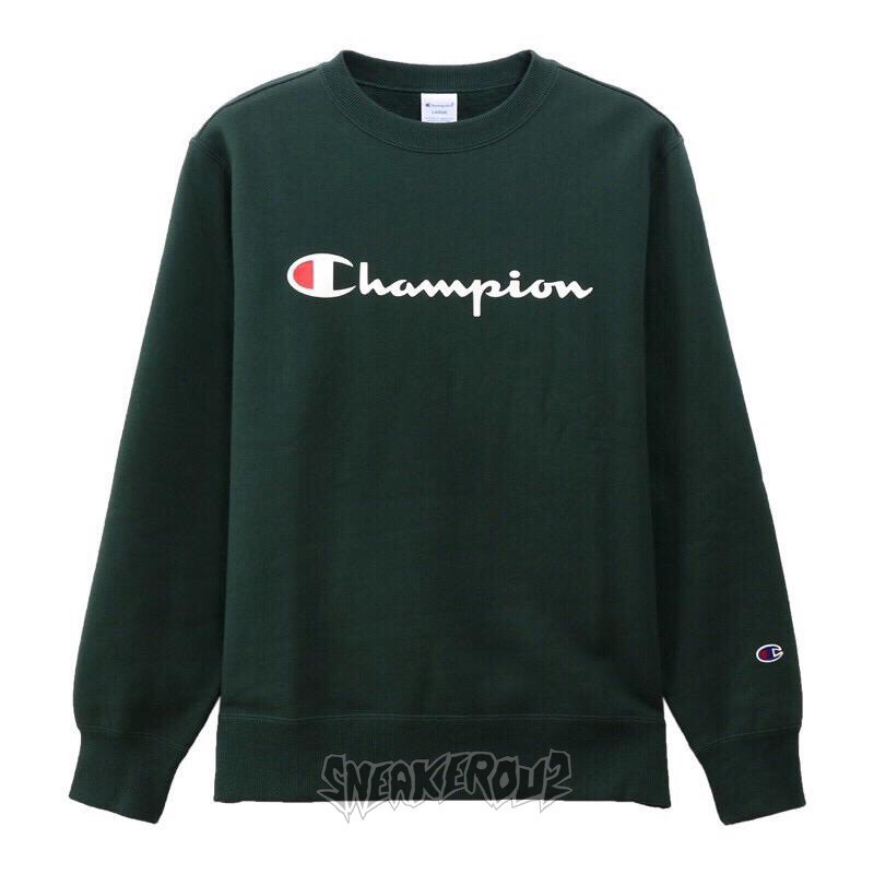 Áo Sweater 100% Chính Hãng In Logo Champion Phong Cách Nhật Bản Cho Nam Nữ