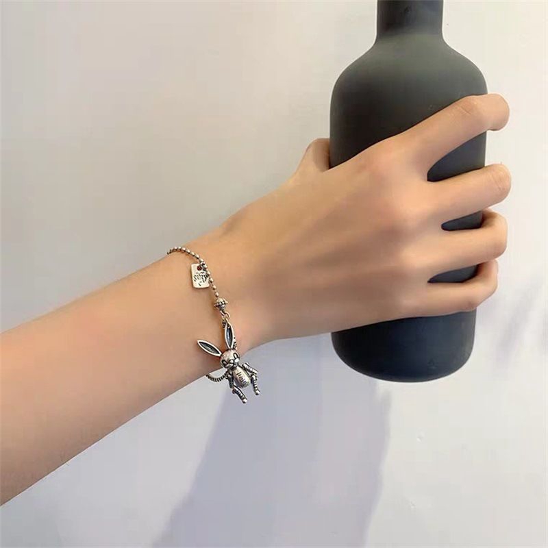 Vòng Tay Trang Trí Hình Thỏ Dễ Thương Thời Trang Hip Hop 22210