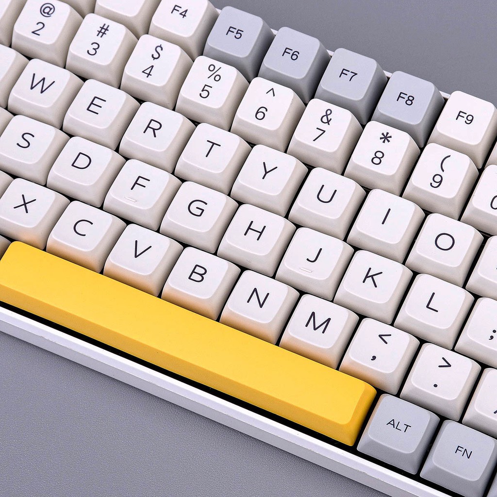 Bộ Keycap MDA PBT 127 Phím Heavy Industry Cực Đẹp in Dye-Sub Font chữ to ( hỗ trợ layout 61 64 68 98 )