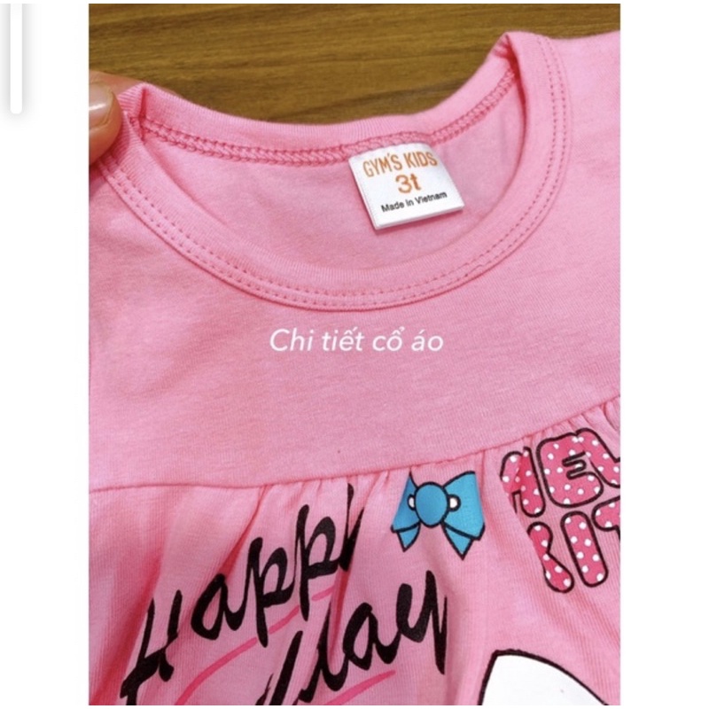 Quần áo bé gái, Bộ dài tay baby doll dễ thương. Hàng nhà máy chuẩn đẹp