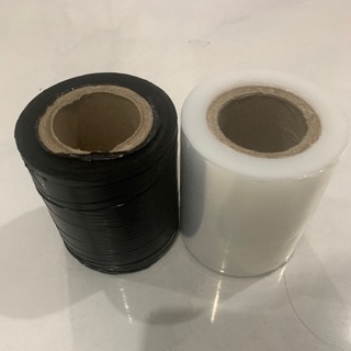 Màng pe trắng đen 10cm 400gram lõi nhỏ gí chỉ có 21.000/ cuộn