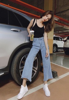 QUẦN JEANS LỬNG ỐNG RỘNG