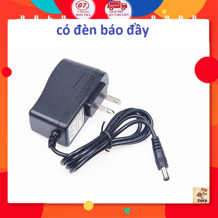 Sạc pin 12V-1A có đèn báo đầy