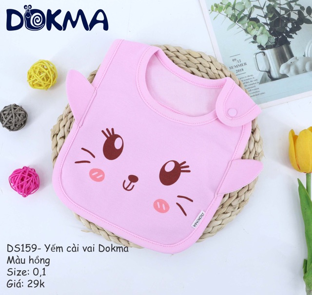 Yếm cotton dokma sơ sinh