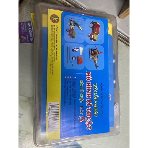 Bộ lắp ghép mô hình kĩ thuật lớp 4/5 - theo chương trình SGK mới 2023