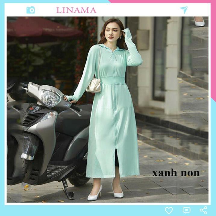 Áo khoác chống nắng nữ toàn thân thông hơi mát lạnh LN05