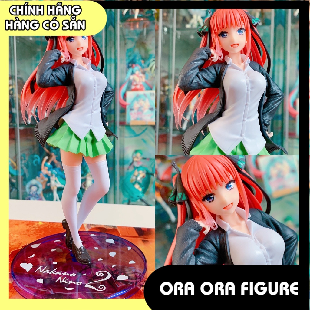 VIDEO [ Ora Ora ] [ Hàng Có Sẵn ] Mô Hình Figure Chính Hãng Nakano Nino áo đồn phục - Gotoubun no Hanayome