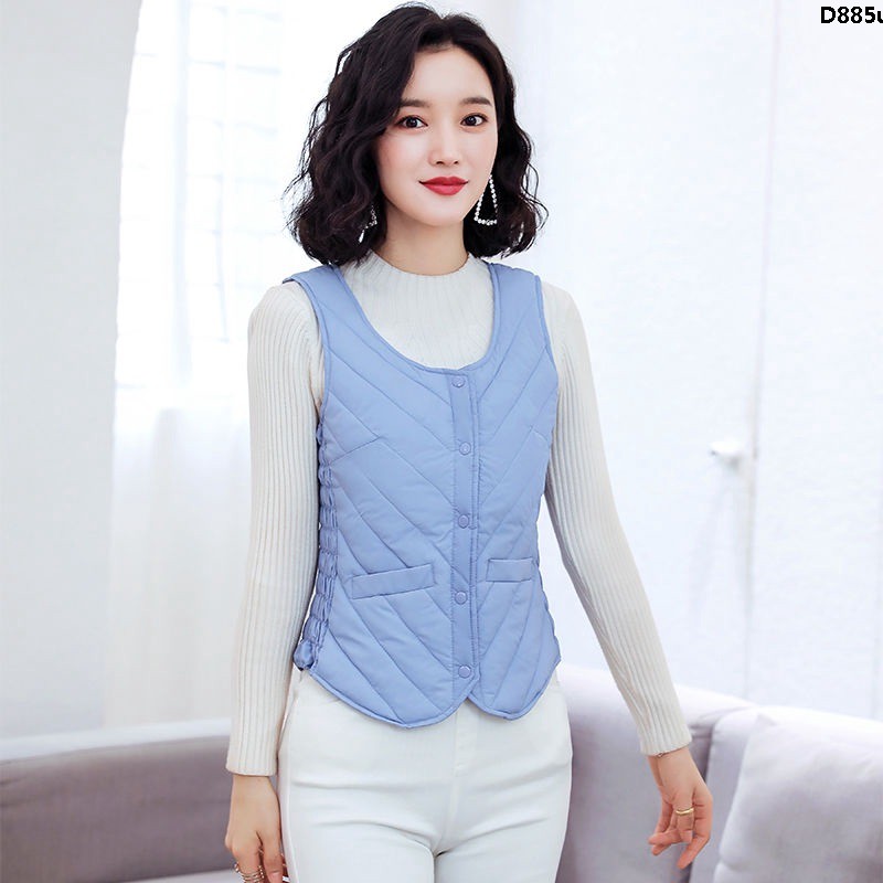 Áo khoác phao không tay thời trang mùa đông dành cho nữ | BigBuy360 - bigbuy360.vn