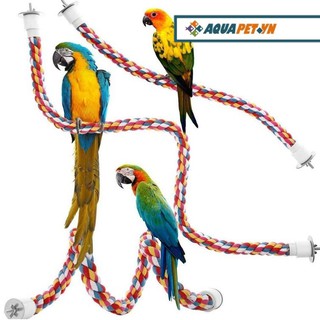 Dây leo vải dù lõi thép gài lồng vẹt