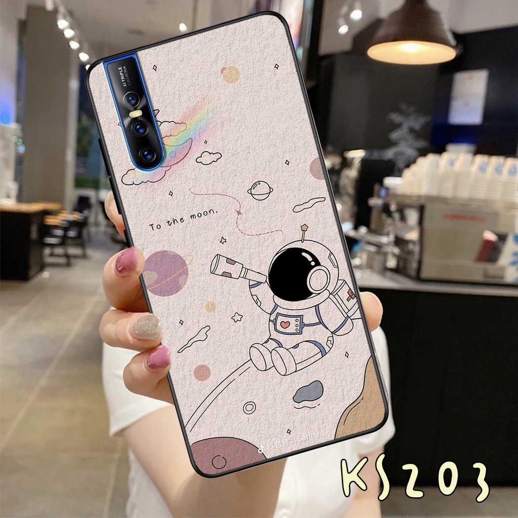 Ốp lưng Vivo V15 - Vivo V15 Pro - Vivo V17 - Vivo V17 Pro - Ốp in hình Phi hành gia cực hot