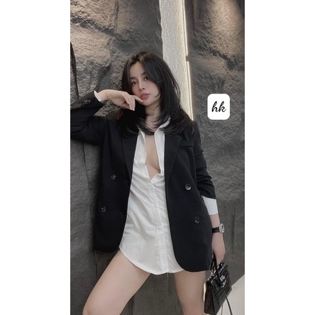 Set áo vest + áo sơmi trắng