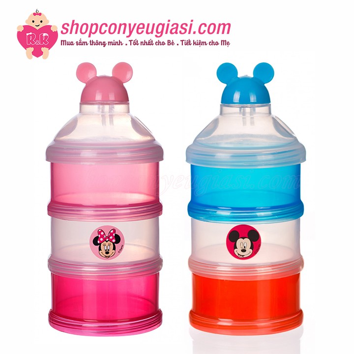 Hộp Đựng Sữa Bột 3 Ngăn Disney Baby DN80514