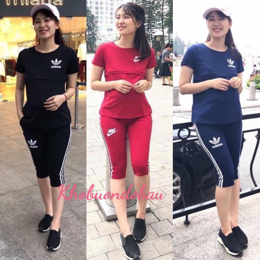 TRI ÂN KHÁCH HÀNG -Bộ đồ bầu Lửng chất cotton siêu đẹp, nhiều kiểu dáng BL851