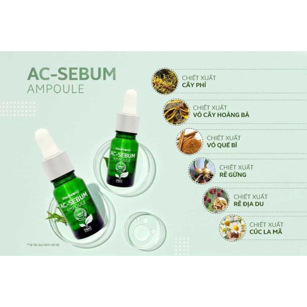 Serum hỗ trợ chăm sóc và ngăn ngừa mụn AC - Sebum Ampoule Mediworld