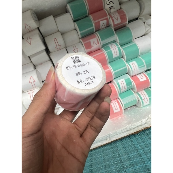 Giấy In Nhiệt ( PT 50DC / PT 51 DC ) sẵn keo dán