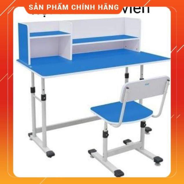 [FreeShip] Bàn ghế học sinh liền giá sách - bàn ghế học sinh xuân hòa - BHS-13-07 Huy Anh