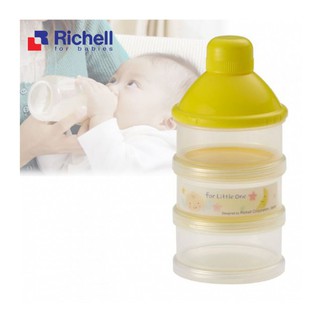 Richell - Hộp chia sữa 3 tầng