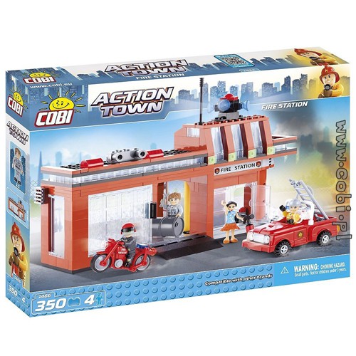 Bộ Xếp Hình Trạm Cứu Hỏa COBI - 1466 Not Lego