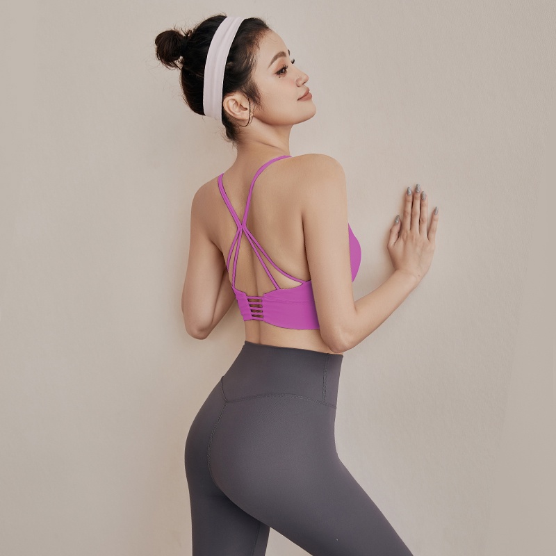 Áo ngực thể thao mỏng Beautytrend phối dây hở lưng thời trang quyến rũ dành cho nữ