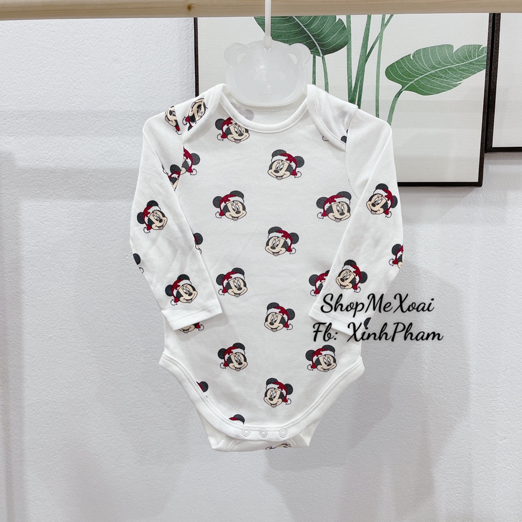 [Chọn mẫu][Size 62cm] Bodysuit dài tay cho bé size từ 5-6,5kg