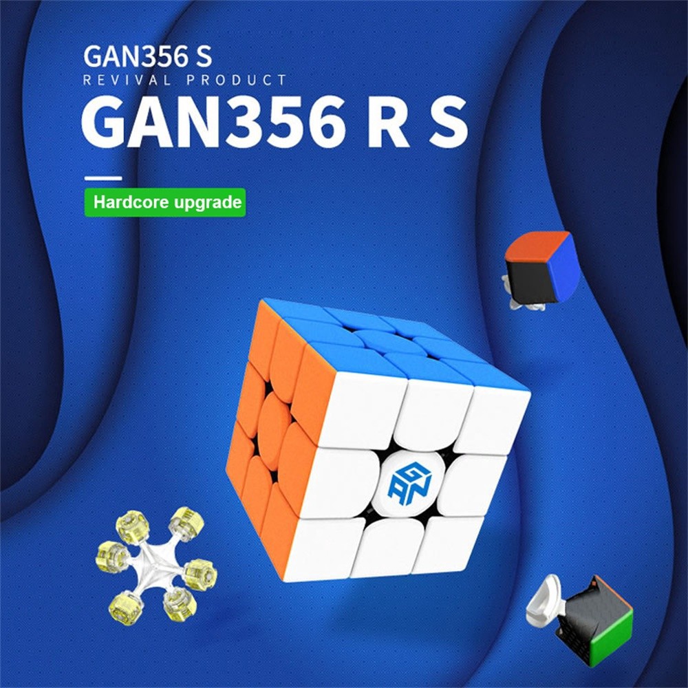 [MUMU] Gan 356RS Master Puzzle Magic Speed Cube 3x3x3 Professional Gans Cubo Magico Gan356 Toys For Kids