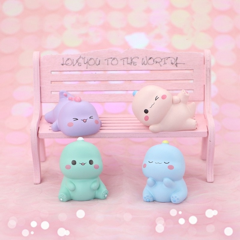 Đồ trang trí Khủng Long Nhỏ Nhiều Kiểu Hoạt Hình Đáng Yêu Trang Trí Xe Hơi