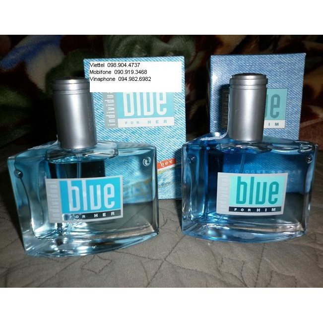 Dầu thơm nước hoa Blue for him, for her cho cả nam và nữ 80ml | BigBuy360 - bigbuy360.vn