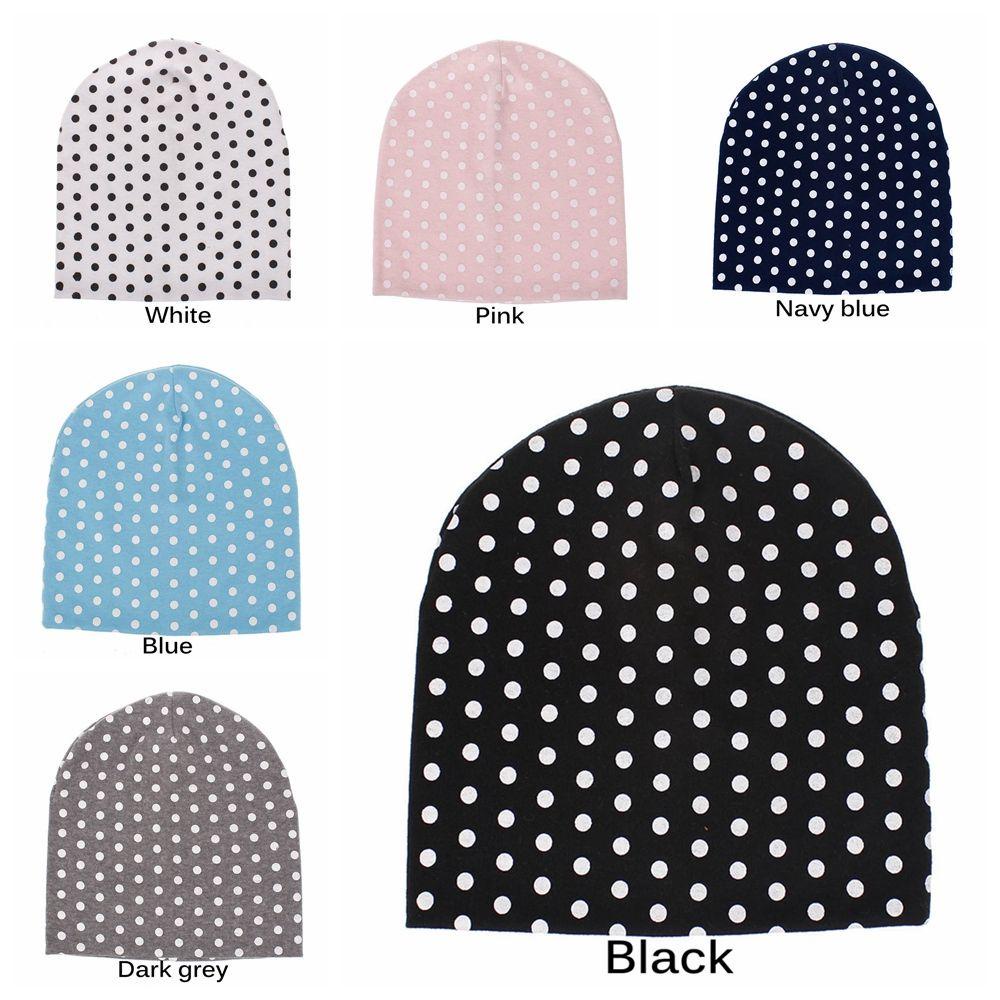 MYRONGVN Baby Hat  Autumn Spring  Knitted  Headwear Unisex Dot