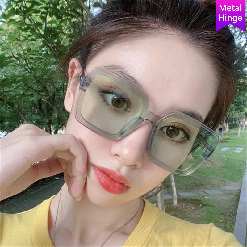 Kính Mát Gọng Vuông Thời Trang Hàn Quốc Cho Nam Và Nữ