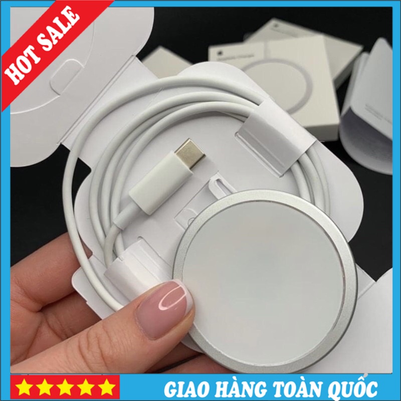 Sạc không dây iphone 15W - Sạc Không Dây Magsafe Cao Cấp  Hỗ Trợ Sạc Nhanh Cho iPhone X, Xs, Xsmax, 11,11pro,12 Pro max