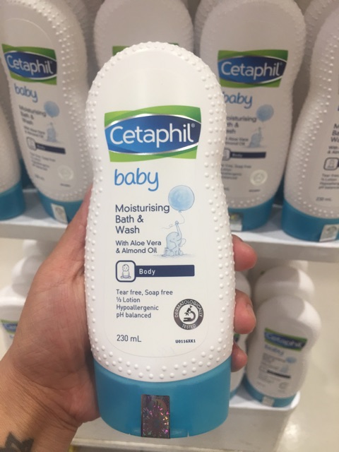 Sữa tắm gội trẻ em Cetaphil Babby Gent wash & shampoo 230ml