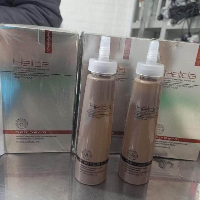 Combo uốn lạnh helida kèm giấy uốn+ trục uốn + chun | BigBuy360 - bigbuy360.vn