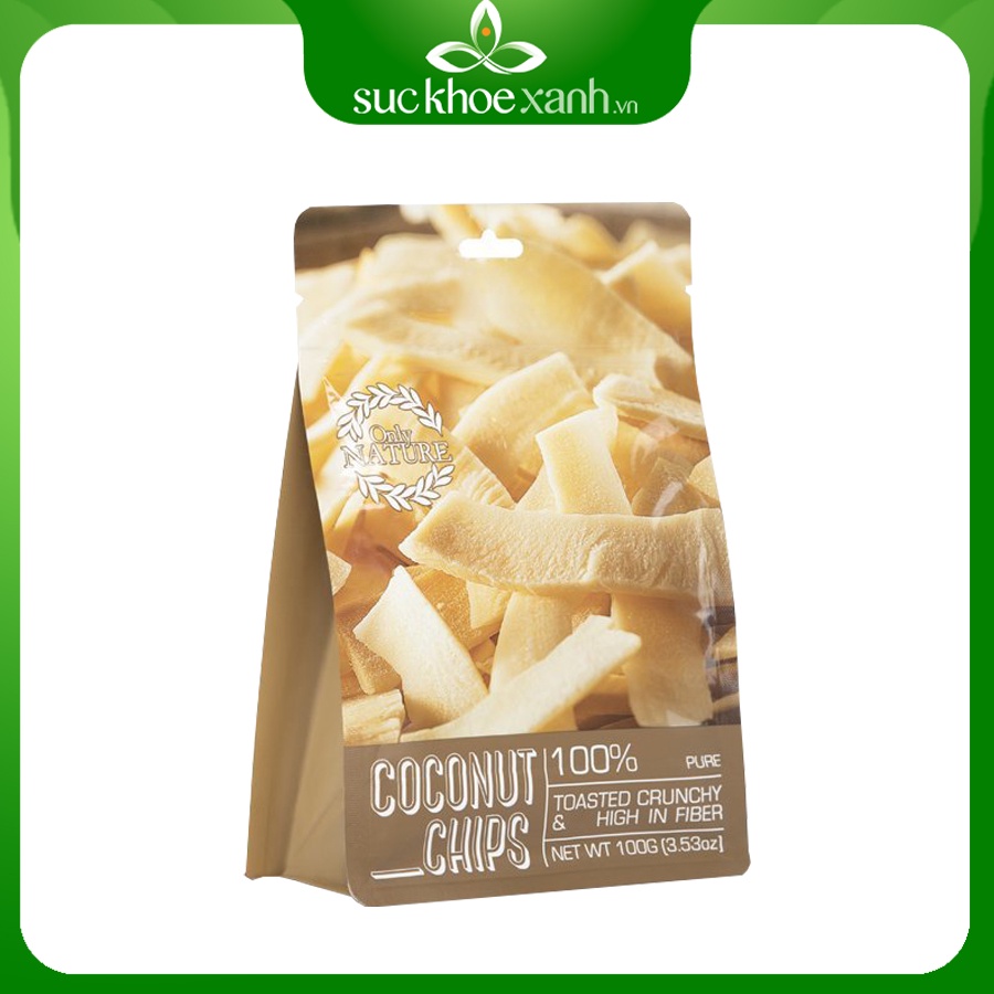 Dừa sấy giòn Coconut chips 100g Việt Nam