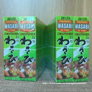 Mù tạt wasabi Prepared S&B 43gr