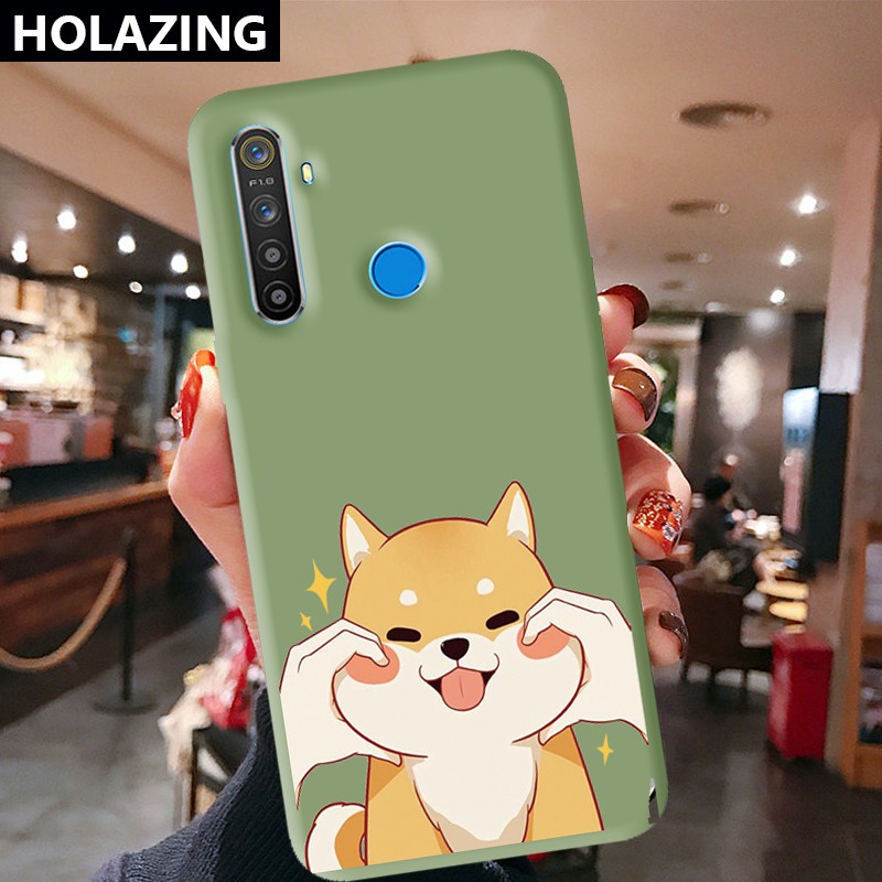 Realme C25S C25 8 Pro 5 5i 5S 6i 7i Realme 7 Pro C12 C11 C15 C17 X2 XT Narzo 20 Shiba Inu Casing Soft Silicone Cover Colorful Duable Phone Case