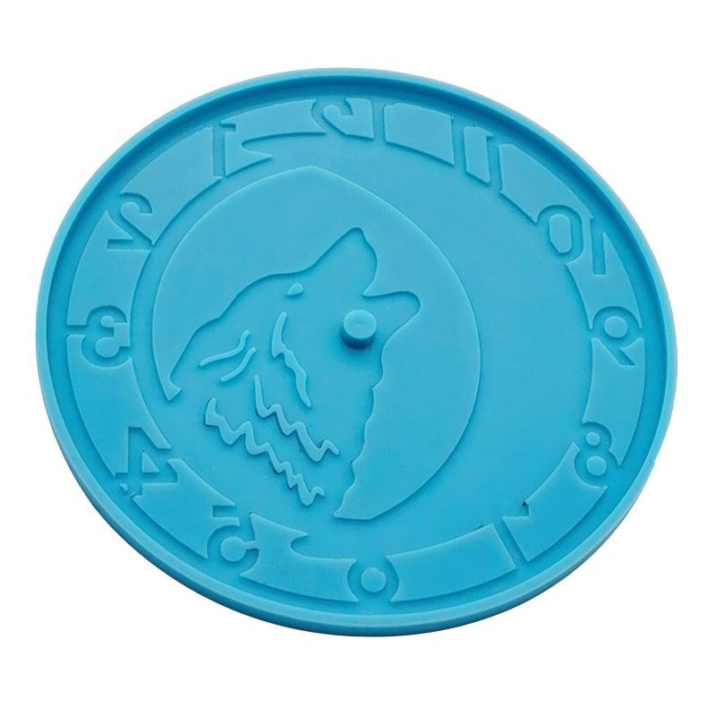 Khuôn Silicone Làm Đồng Hồ Mặt Tròn DIY