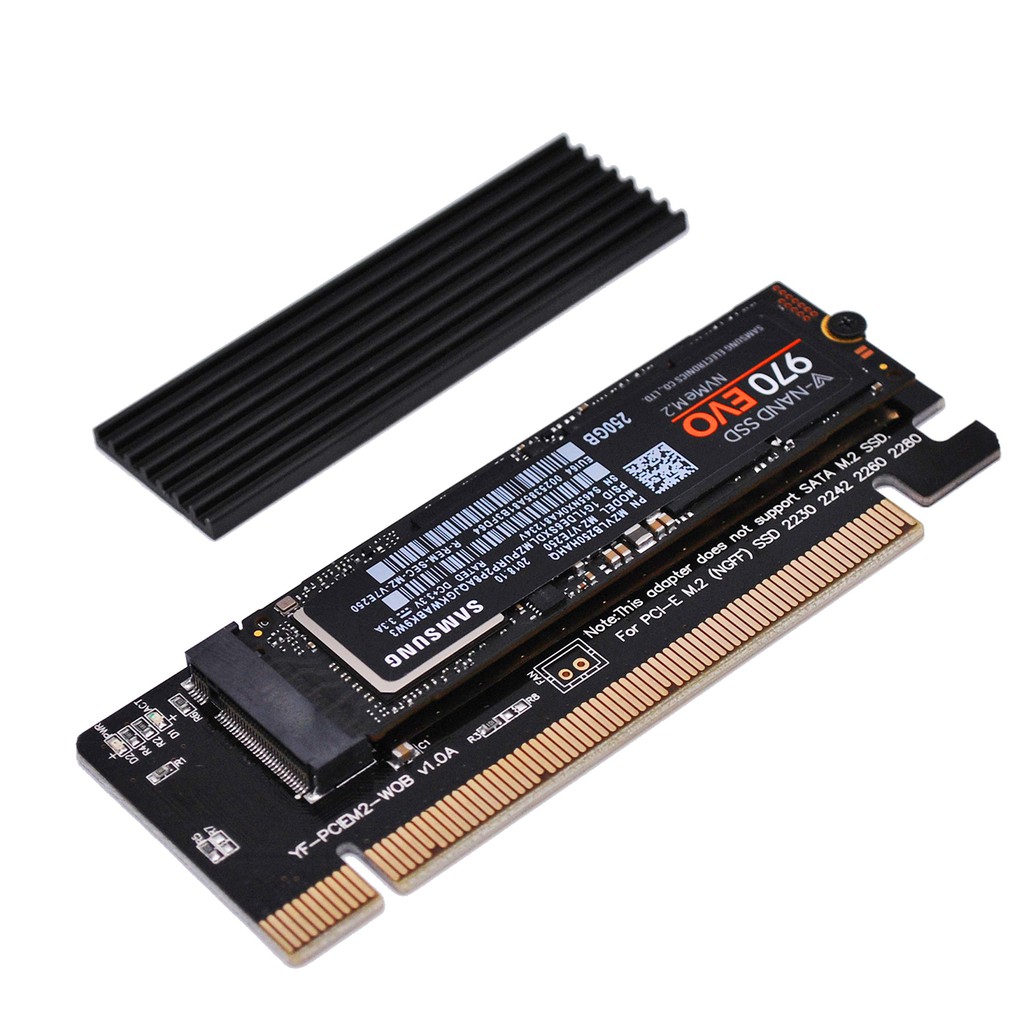 Card mở rộng chuyển đổi M.2 NVME SSD NGFF sang PCIE 3.0 X16